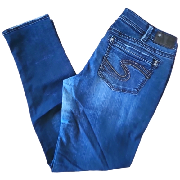 Silver Jeans Denim - PLUS, SILVER AIKO MID SKINNY JEANS, W 33 L 31